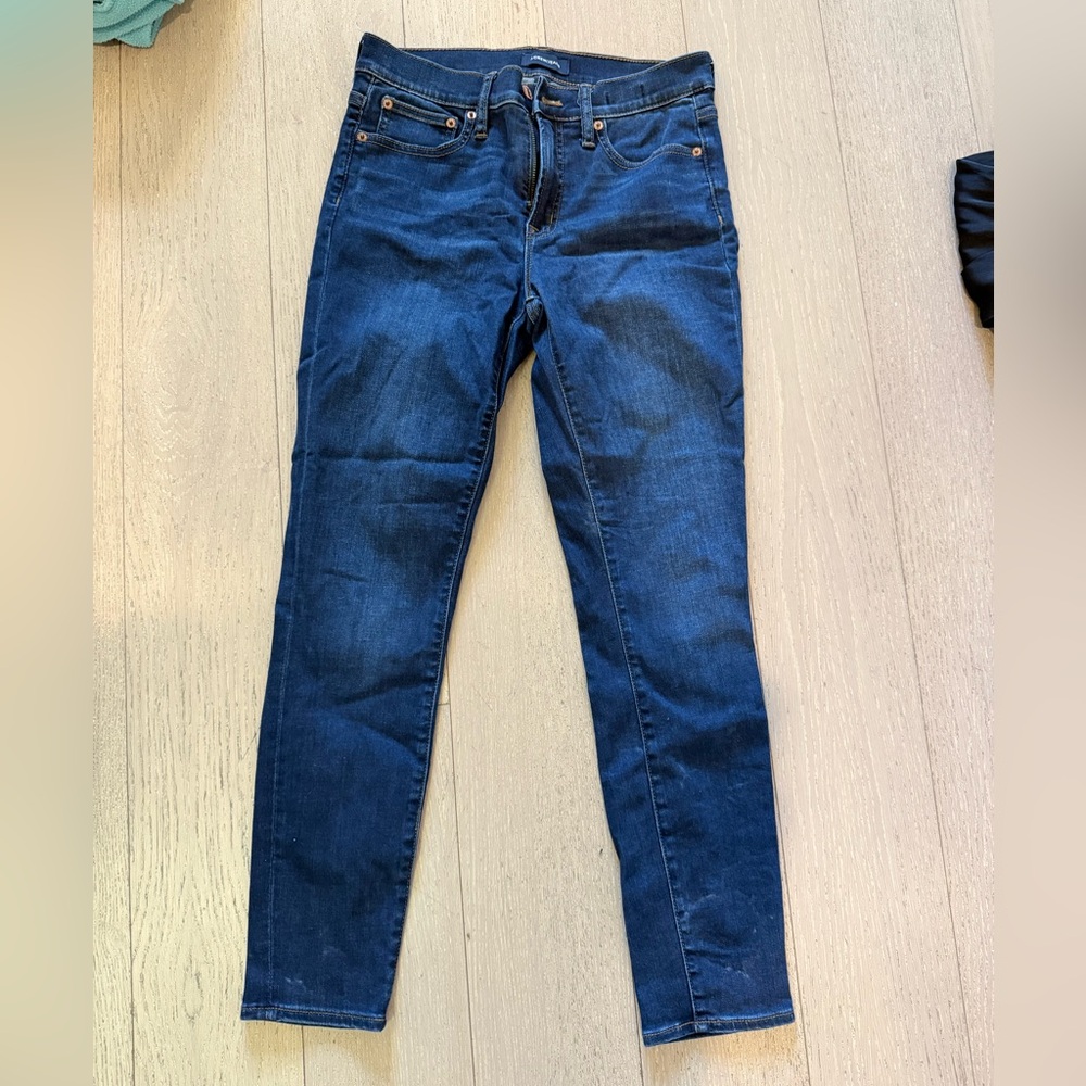 J.Crew Skinny 9” High Rise Toothpick Jeans- Size 27